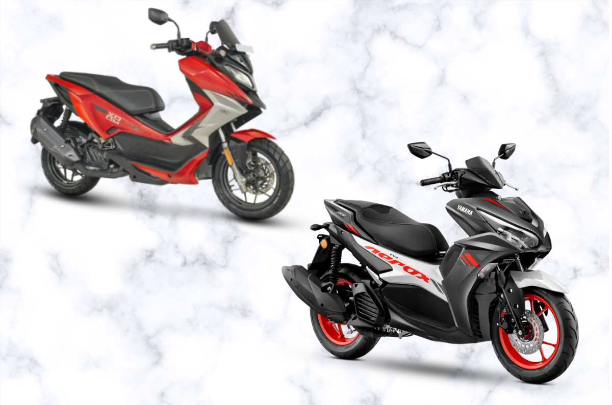 Hero Xoom 160 vs Yamaha Aerox 155 Hero Xoom 160 vs Yamaha Aerox 155